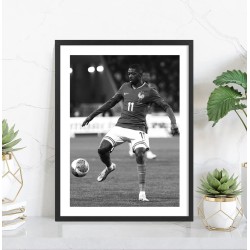 Affiche Ousmane Dembélé Equipe de France Football 2026