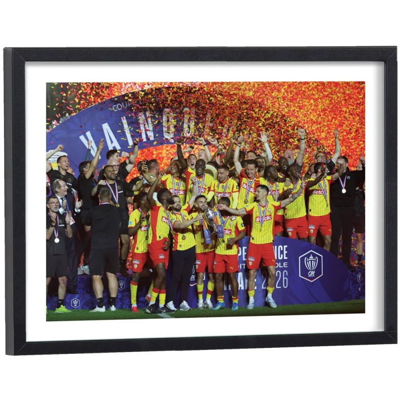 Affiche du RC Lens vainqueur de la coupe de France 2026