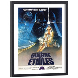 Affiche du film Star Wars Episode 4, La guerre des étoiles, version française
