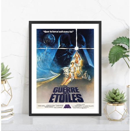 Affiche Star Wars Episode 4, La guerre des étoiles