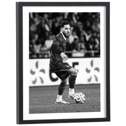 Affiche de Rayan Cherki avec l'équipe de France de football en 2026