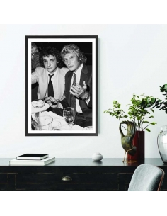 Tableau Johnny Hallyday et Michel Sardou 2