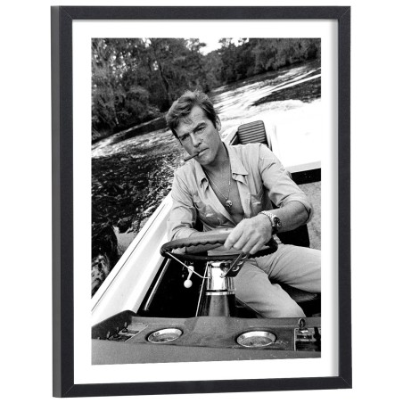 Affiche Roger Moore, James Bond Vivre et laisser mourir