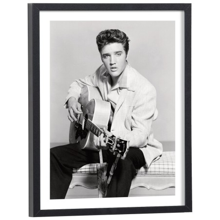 Affiche Elvis Presley jeune, Guitare acoustique