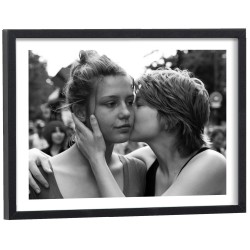 Affiche du film La vie d'Adèle en noir et blanc