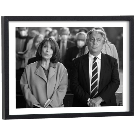 Affiche Qu'est ce qu'on a fait au bon dieu cinéma français noir et blanc