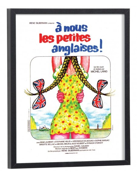 Affiche Film A nous les petites anglaises