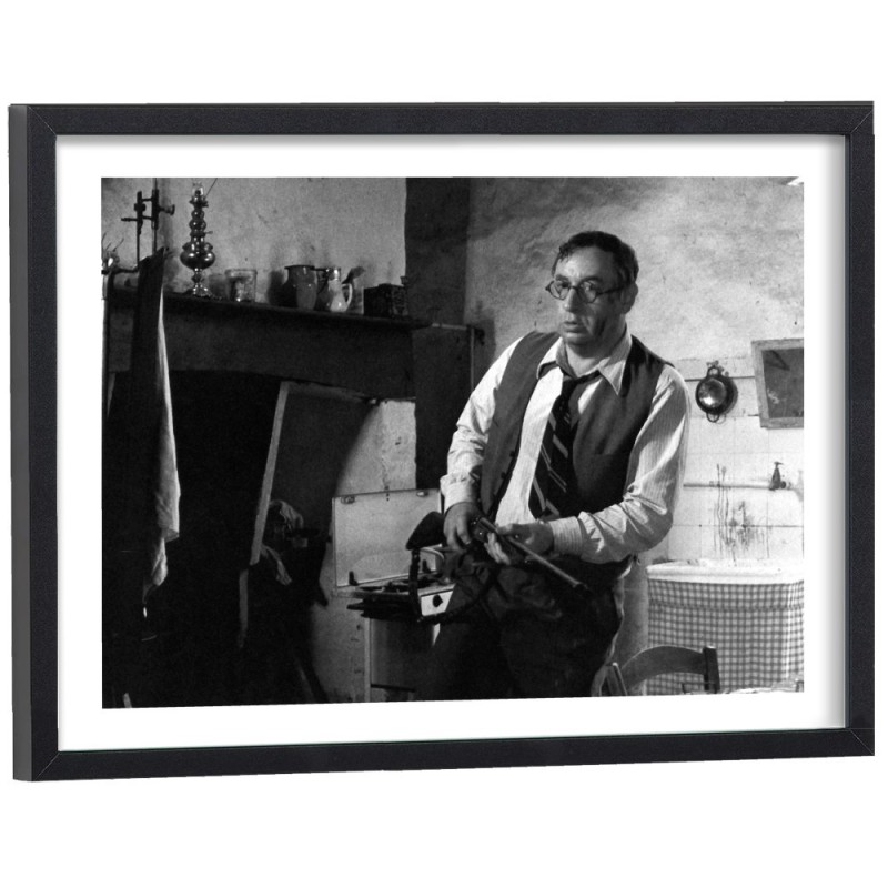 Affiche noir et blanc Le vieux fusil, film ancien