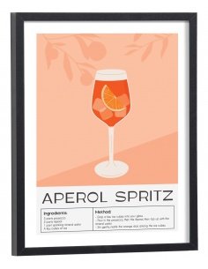 Affiche Cocktail Aperol Spritz