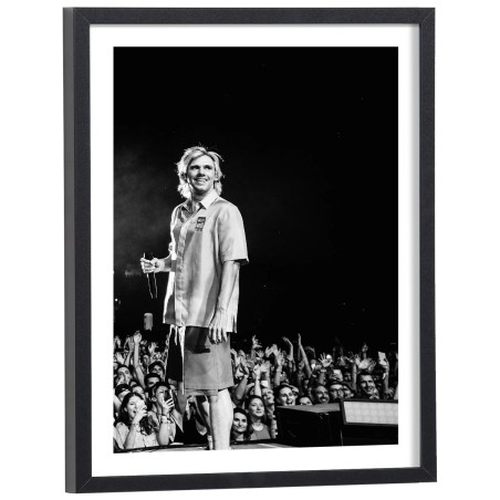 Affiche Orelsan en concert noir et blanc
