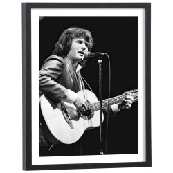 Affiche Daniel Balavoine noir et blanc