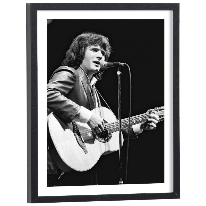 Affiche Daniel Balavoine noir et blanc