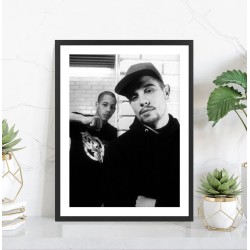 Affiche NTM en noir et blanc - Poster rappeur