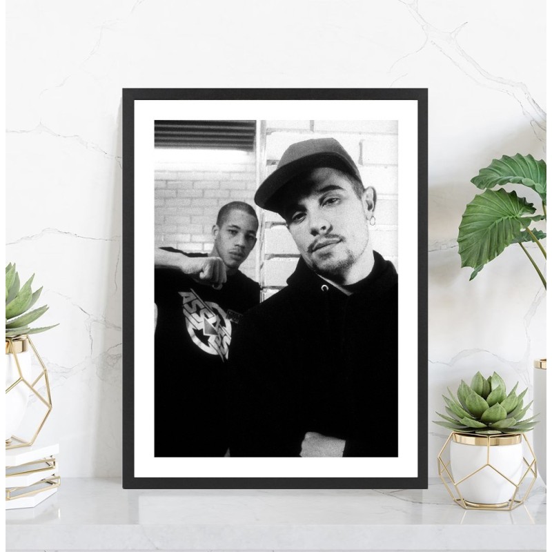 Affiche NTM en noir et blanc - Poster rappeur