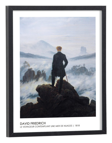 Affiche Reproduction Le Voyageur - Friedrich