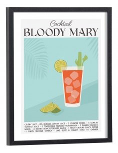 Affiche Cocktail Bloody Mary