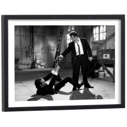 Affiche film Reservoir Dogs noir et blanc