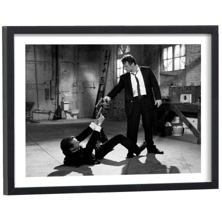 Affiche film Reservoir Dogs noir et blanc