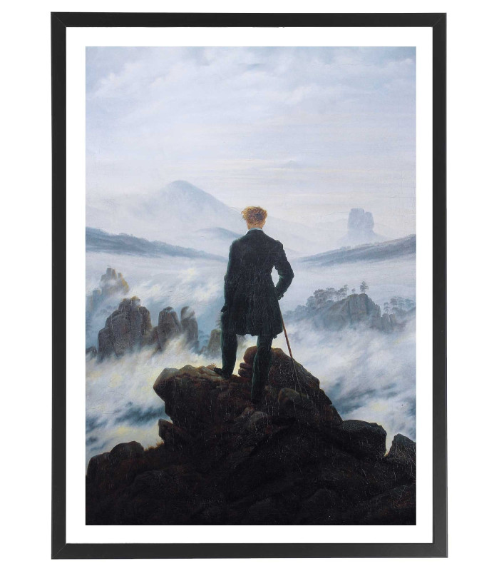 Tableau Friedrich Le Voyageur