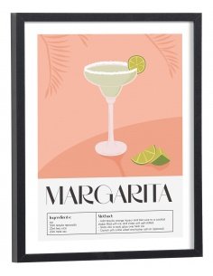 Affiche Cocktail Margarita