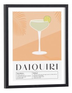 Affiche Cocktail Daiquiri