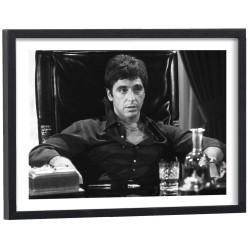 affiche scarface noir et blanc