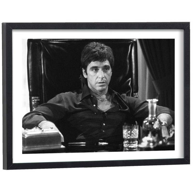 affiche scarface noir et blanc