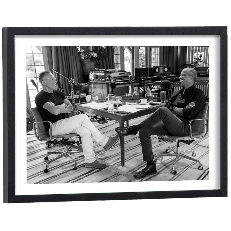 Affiche Bruce Springsteen & Barack Obama en studio