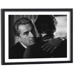 Affiche d'une scène du film Les affranchis en noir et blanc