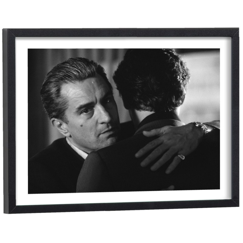 Affiche d'une scène du film Les affranchis en noir et blanc