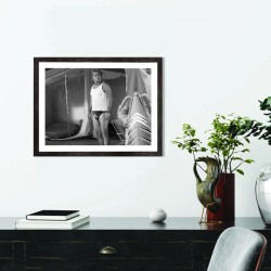 Affiche scène du film Camping noir et blanc