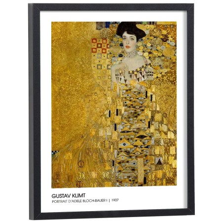 Reproduction tableau Gustav Klimt - Portrait d'Adele Bloch-Bauer