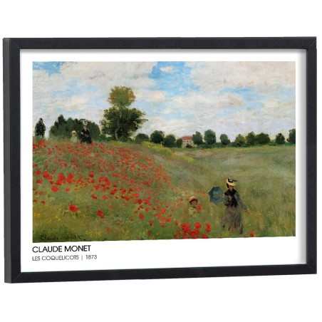 Reproduction tableau Claude Monet - Les coquelicots