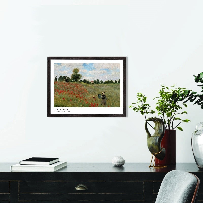 Reproduction tableau Claude Monet - Les coquelicots