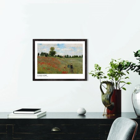 Reproduction tableau Claude Monet - Les coquelicots