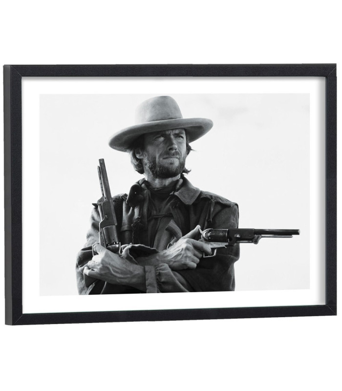 Tableau Clint Eastwood cinema vintage