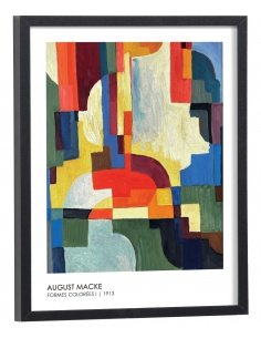 Tableau Reproduction August Macke - Formes colorées