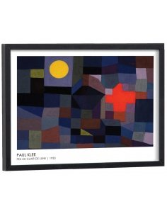 Tableau Reproduction Paul Klee - Feu au clair de lune