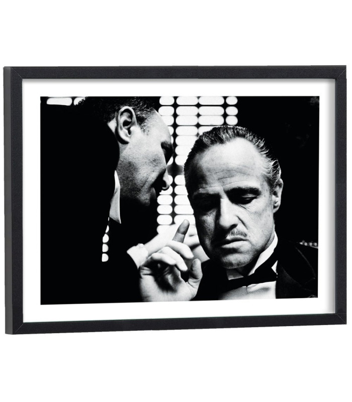 Tableau film Le parrain noir et blanc