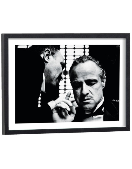 Tableau film Le parrain noir et blanc