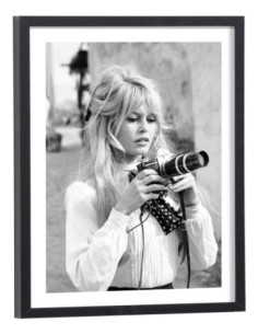 Affiche Brigitte Bardot noir et blanc