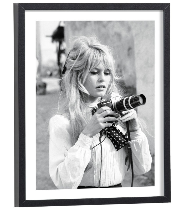 Affiche Brigitte Bardot noir et blanc