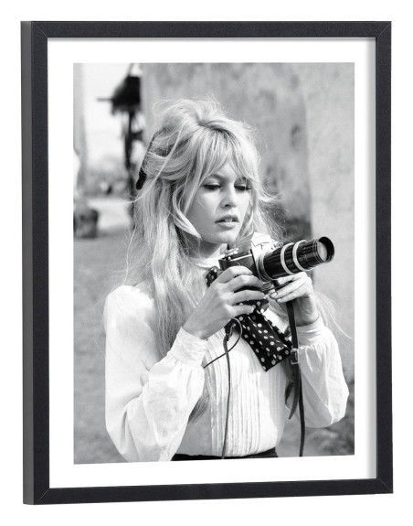 Affiche Brigitte Bardot noir et blanc