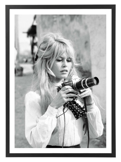 Affiche Brigitte Bardot noir et blanc