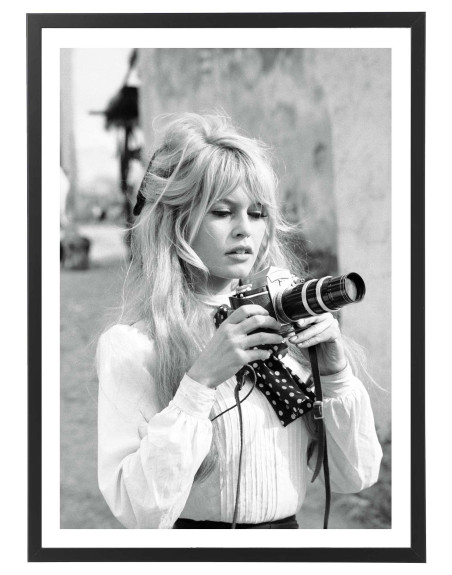 Affiche Brigitte Bardot noir et blanc