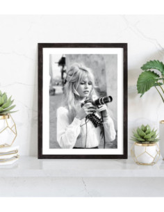 Affiche Brigitte Bardot noir et blanc 2