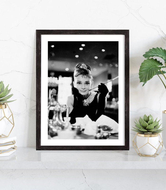 Affiche Audrey Hepburn vintage