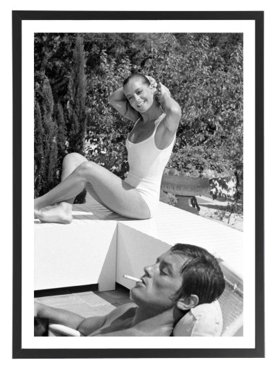 Affiche La piscine Romy Schneider & Alain Delon 2