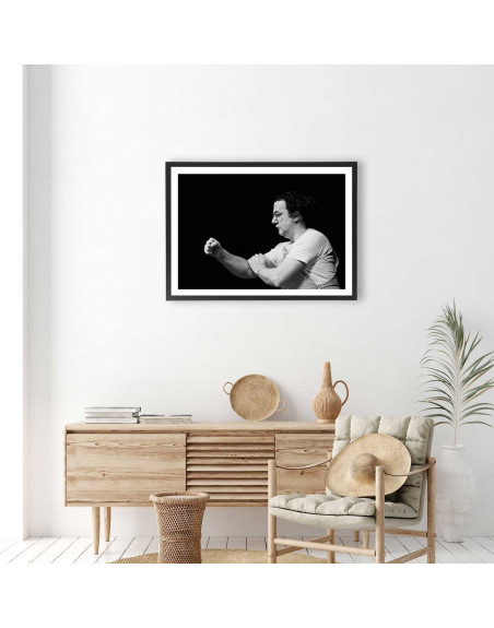  Affiche Coluche Bras d'honneur