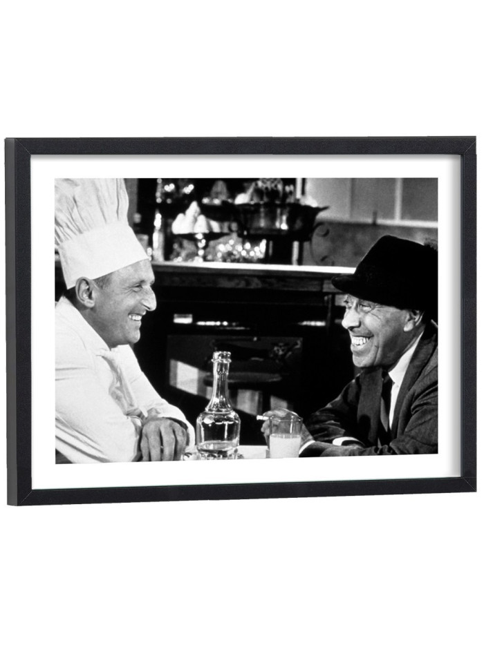 Affiche film "La cuisine au beurre" - Bourvil et Fernandel Affiche film "La cuisine au beurre" - Bourvil et Fernandel